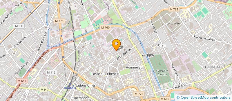 localisation de l'entreprise MONSIEUR SAMI YACOUB  ROUBAIX