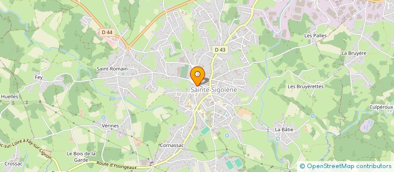 localisation de l'entreprise MONSIEUR SAMI YILMAZ  SAINTE-SIGOLENE