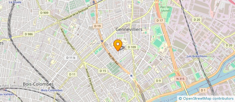 localisation de l'entreprise MONSIEUR SAMI ZEKIRI à GENNEVILLIERS