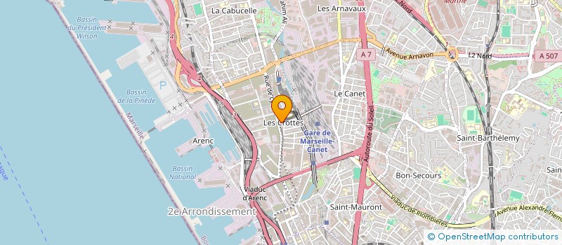 localisation de l'entreprise MONSIEUR SAMI ZELFA à MARSEILLE