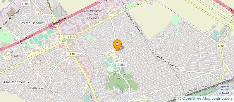 localisation de l'entreprise MONSIEUR SAMIA BOUMEDINE à TREMBLAY-EN-FRANCE