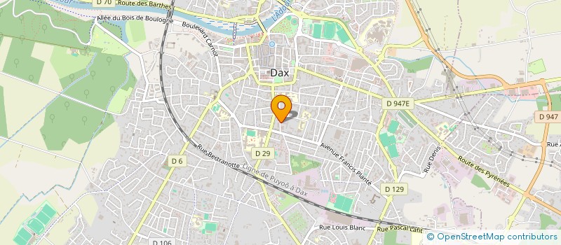 localisation de l'entreprise MONSIEUR SAMIH BEDJAOUI  DAX