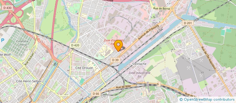 localisation de l'entreprise MONSIEUR SAMIH BORDJI  ILLZACH