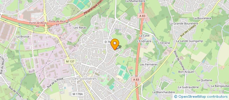 localisation de l'entreprise MONSIEUR SAMIHR IZZA  LES SORINIERES