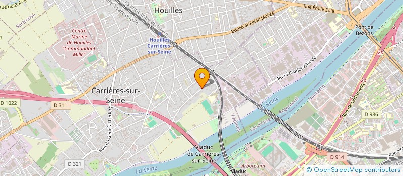 localisation de l'entreprise MONSIEUR SAMIIR IBRAHIIM  CARRIERES-SUR-SEINE