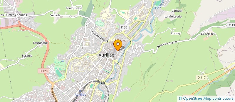 localisation de l'entreprise MONSIEUR SAMIM-MOHAMMAD AHMADI à AURILLAC