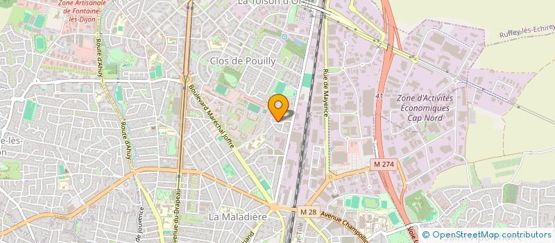localisation de l'entreprise MONSIEUR SAMIM RAHNAWARD à DIJON