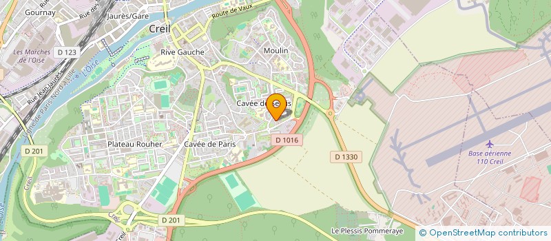 localisation de l'entreprise MONSIEUR SAMINULLAH SHINWARI  CREIL