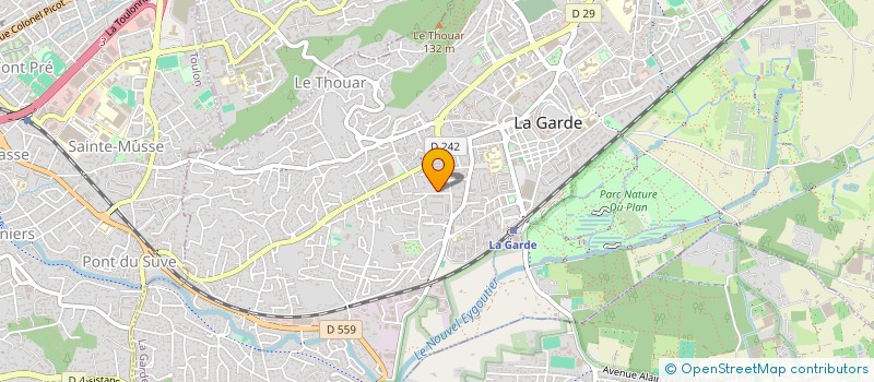 localisation de l'entreprise MONSIEUR SAMIR AALLA  LA GARDE