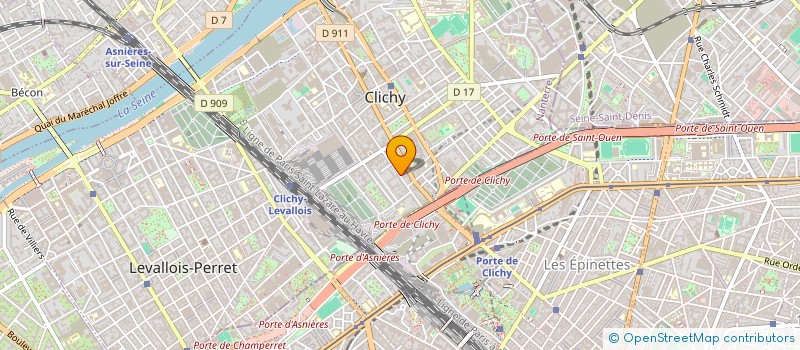 localisation de l'entreprise MONSIEUR SAMIR ABBOU à CLICHY
