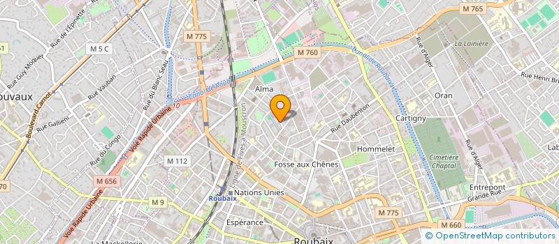 localisation de l'entreprise MONSIEUR SAMIR ABDELHAG  ROUBAIX