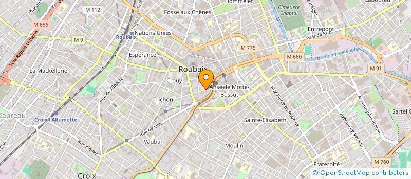 localisation de l'entreprise MONSIEUR SAMIR ABDERRAHMANE à ROUBAIX