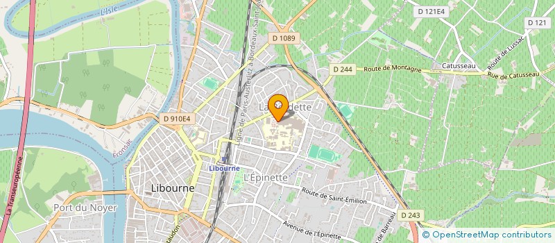 localisation de l'entreprise MONSIEUR SAMIR ABDICHE MENOUAR  LIBOURNE