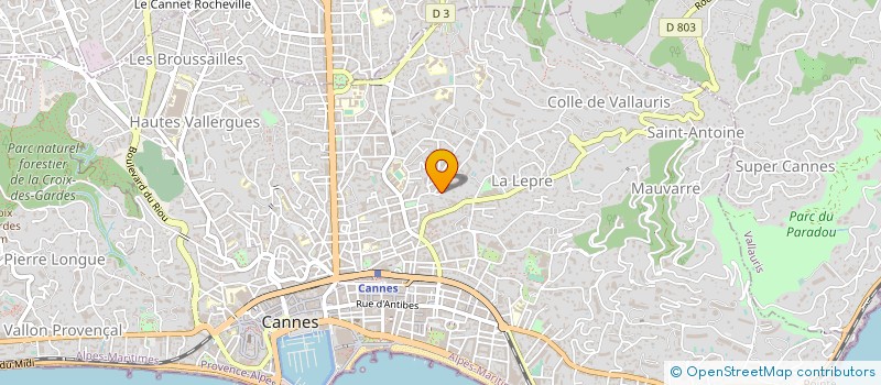 localisation de l'entreprise MONSIEUR SAMIR ACHIR à CANNES
