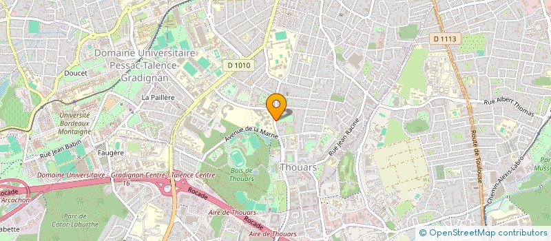 localisation de l'entreprise MONSIEUR SAMIR ACHRAOUI  TALENCE