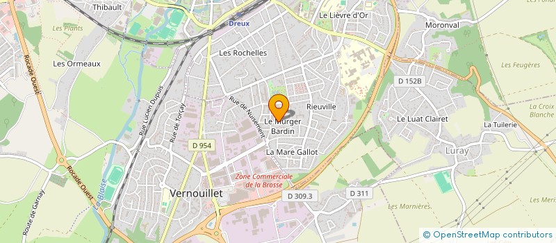 localisation de l'entreprise MONSIEUR SAMIR ADJADJ à DREUX