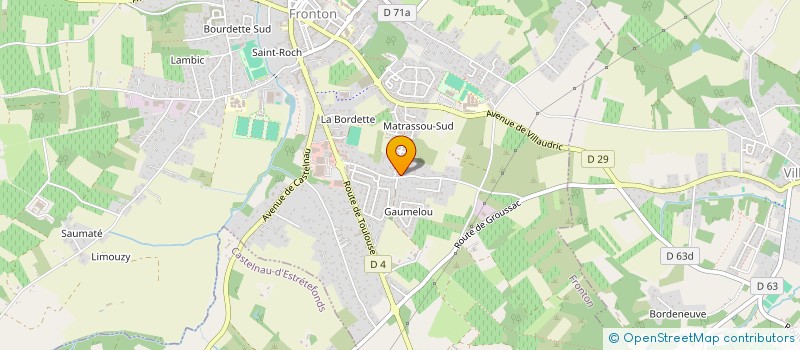 localisation de l'entreprise MONSIEUR SAMIR AFAKIR  FRONTON