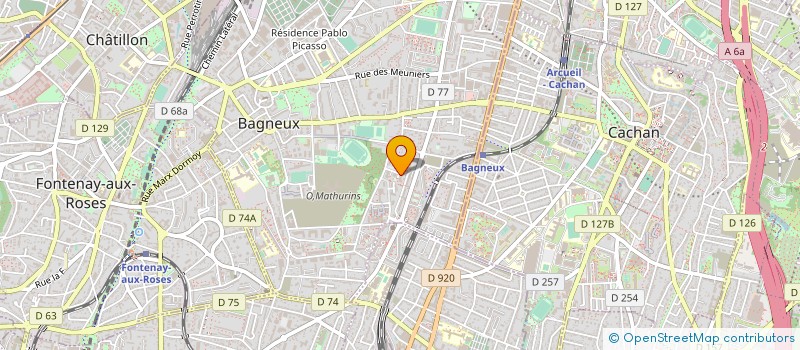 localisation de l'entreprise MONSIEUR SAMIR AIFOUNE  BAGNEUX