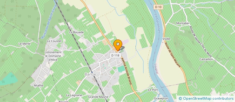 localisation de l'entreprise MONSIEUR SAMIR AITALI  BARSAC