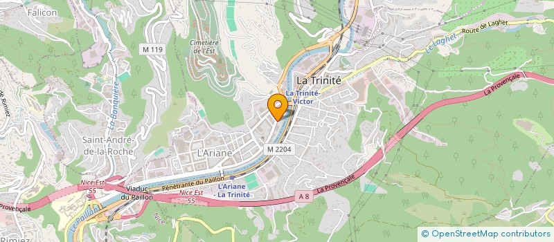 localisation de l'entreprise MONSIEUR SAMIR AITZEKAGH à NICE