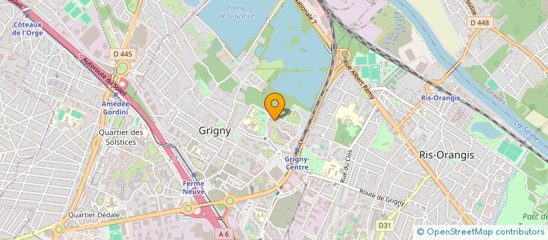 localisation de l'entreprise MONSIEUR SAMIR ALBITAR  GRIGNY