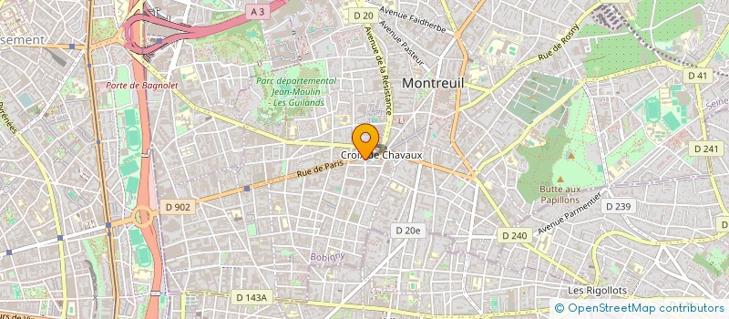 localisation de l'entreprise MONSIEUR SAMIR ALI BEY à MONTREUIL