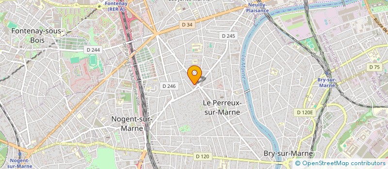 localisation de l'entreprise MONSIEUR SAMIR AMEJJOUD  LE PERREUX-SUR-MARNE