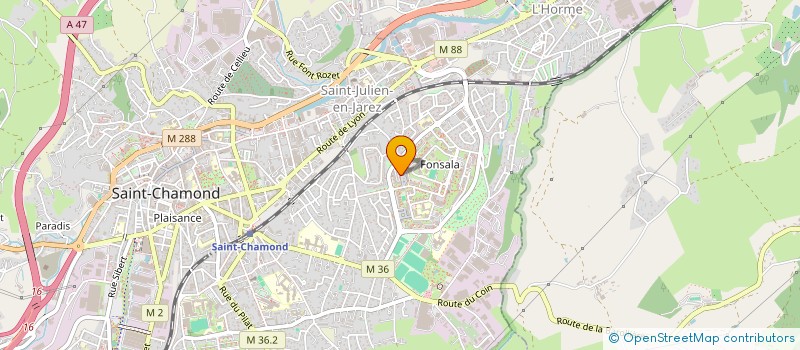 localisation de l'entreprise MONSIEUR SAMIR AMOUR à SAINT-CHAMOND