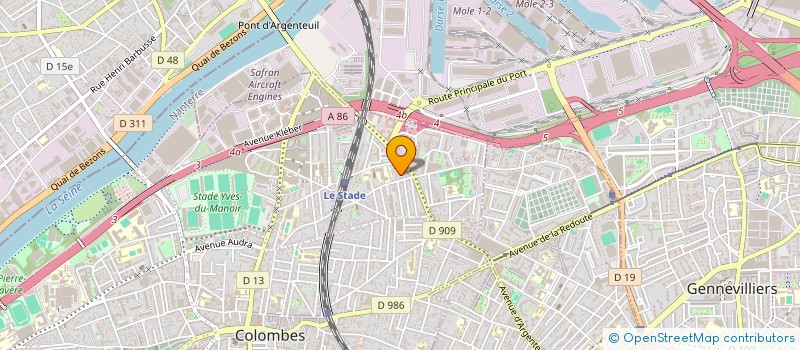localisation de l'entreprise MONSIEUR SAMIR AOUDIA  COLOMBES