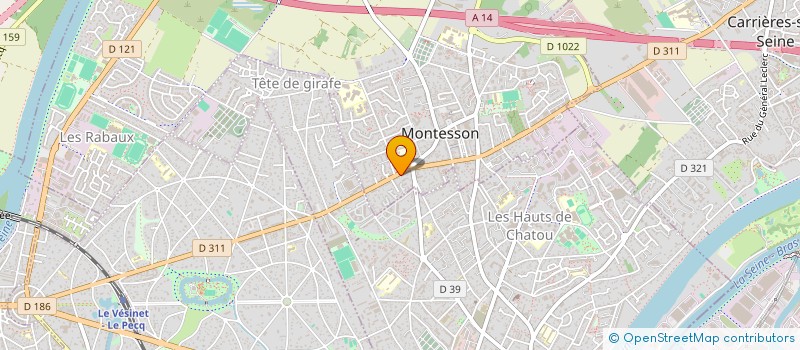 localisation de l'entreprise MONSIEUR SAMIR AREZKI  MONTESSON