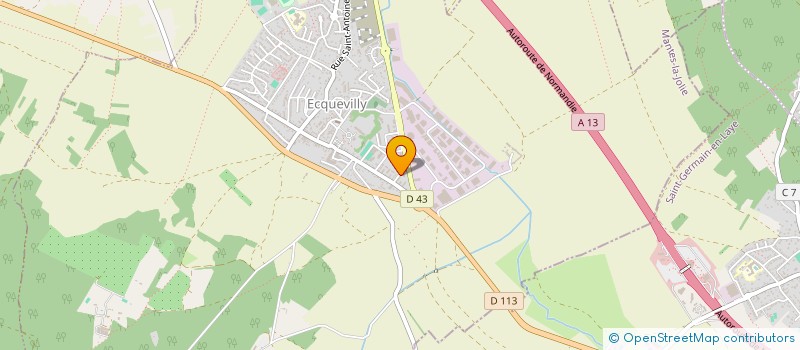 localisation de l'entreprise MONSIEUR SAMIR ASSOUAN  ECQUEVILLY