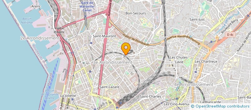 localisation de l'entreprise MONSIEUR SAMIR ATTIGUI  MARSEILLE