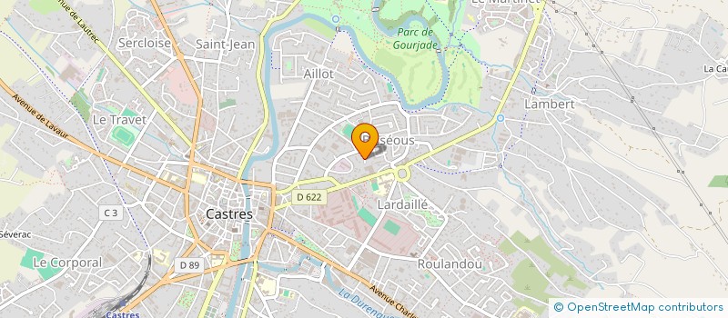 localisation de l'entreprise MONSIEUR SAMIR ATTOUMANI  CASTRES