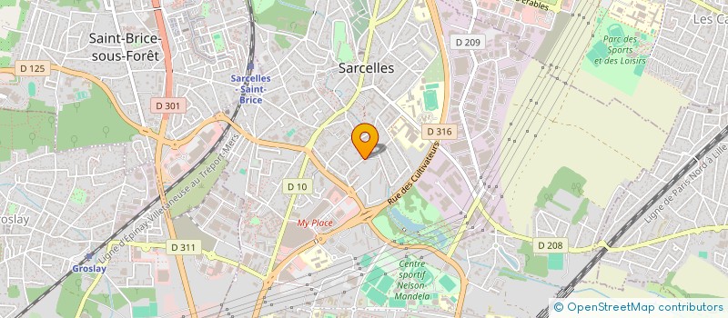 localisation de l'entreprise MONSIEUR SAMIR AYAD à SARCELLES