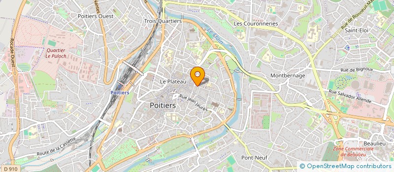 localisation de l'entreprise MONSIEUR SAMIR AZIZI à POITIERS