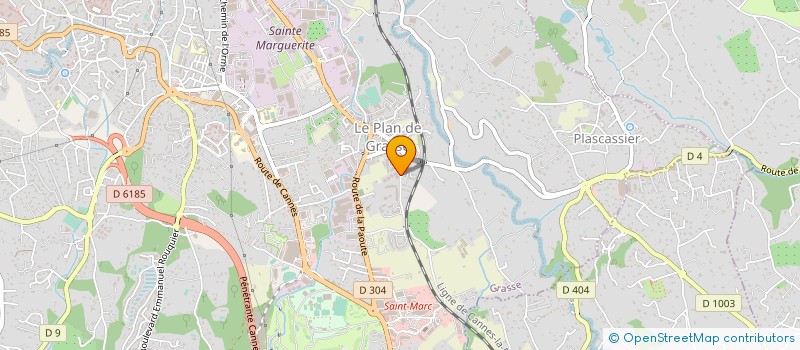 localisation de l'entreprise MONSIEUR SAMIR AZZOUZ  GRASSE