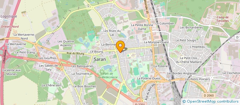 localisation de l'entreprise MONSIEUR SAMIR AZZOUZI  SARAN