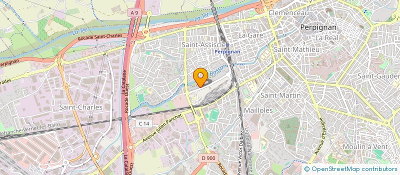 localisation de l'entreprise MONSIEUR SAMIR BAILHACHE  PERPIGNAN