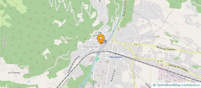 localisation de l'entreprise MONSIEUR SAMIR BAJRAMI  MARIGNIER