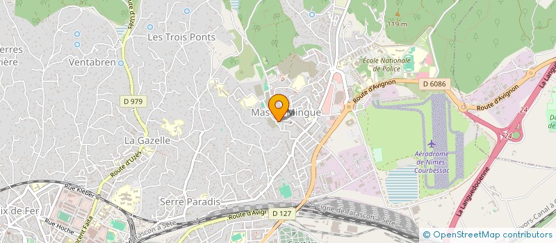 localisation de l'entreprise MONSIEUR SAMIR BAKKALI  NIMES