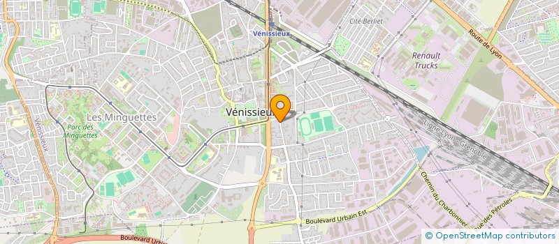 localisation de l'entreprise MONSIEUR SAMIR BAUDOUI  VENISSIEUX