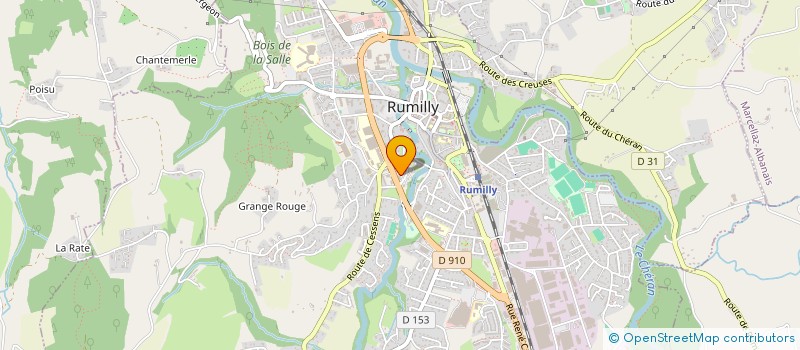 localisation de l'entreprise MONSIEUR SAMIR BEGZADIC  RUMILLY