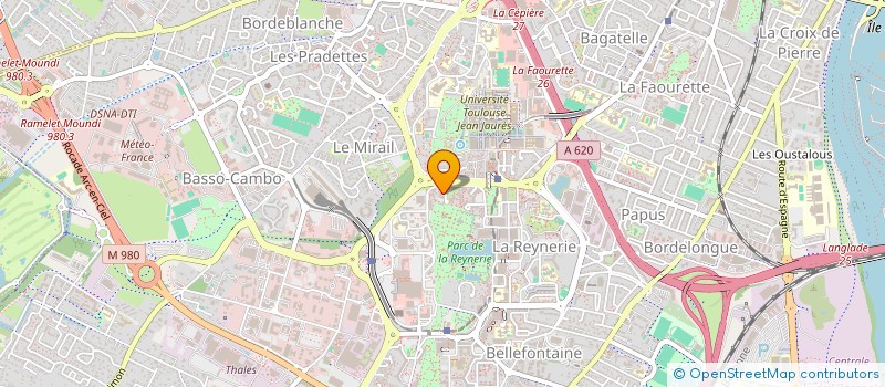 localisation de l'entreprise MONSIEUR SAMIR BELAFKIH  TOULOUSE