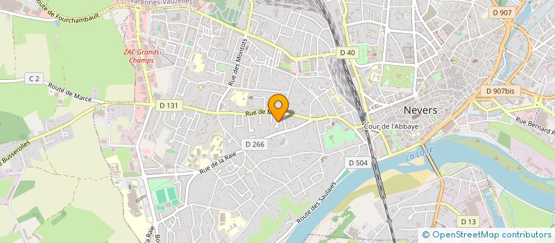 localisation de l'entreprise MONSIEUR SAMIR BELHADJ LARBI à NEVERS