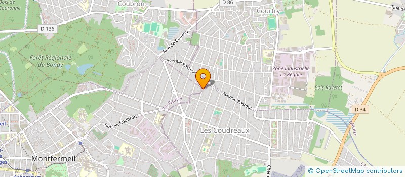 localisation de l'entreprise MONSIEUR SAMIR BELLAHCENE  MONTFERMEIL