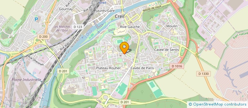 localisation de l'entreprise MONSIEUR SAMIR BEN HADJ  CREIL