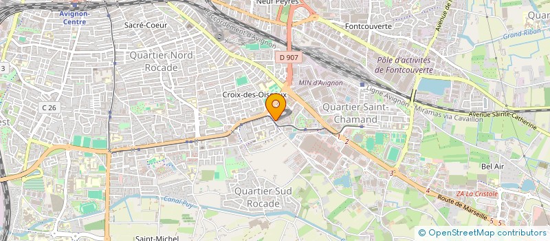 localisation de l'entreprise MONSIEUR SAMIR BENAISSA  AVIGNON