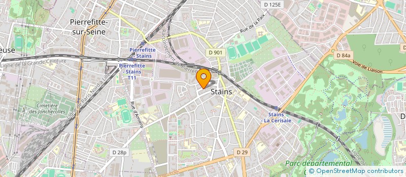 localisation de l'entreprise MONSIEUR SAMIR BENALI à STAINS