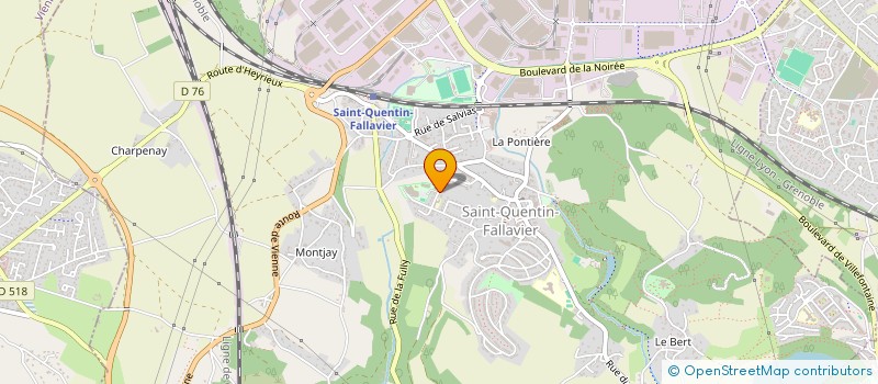 localisation de l'entreprise MONSIEUR SAMIR BENALI  SAINT-QUENTIN-FALLAVIER