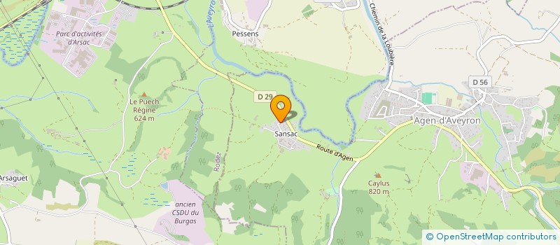 localisation de l'entreprise MONSIEUR SAMIR BENALLAL  AGEN-D'AVEYRON